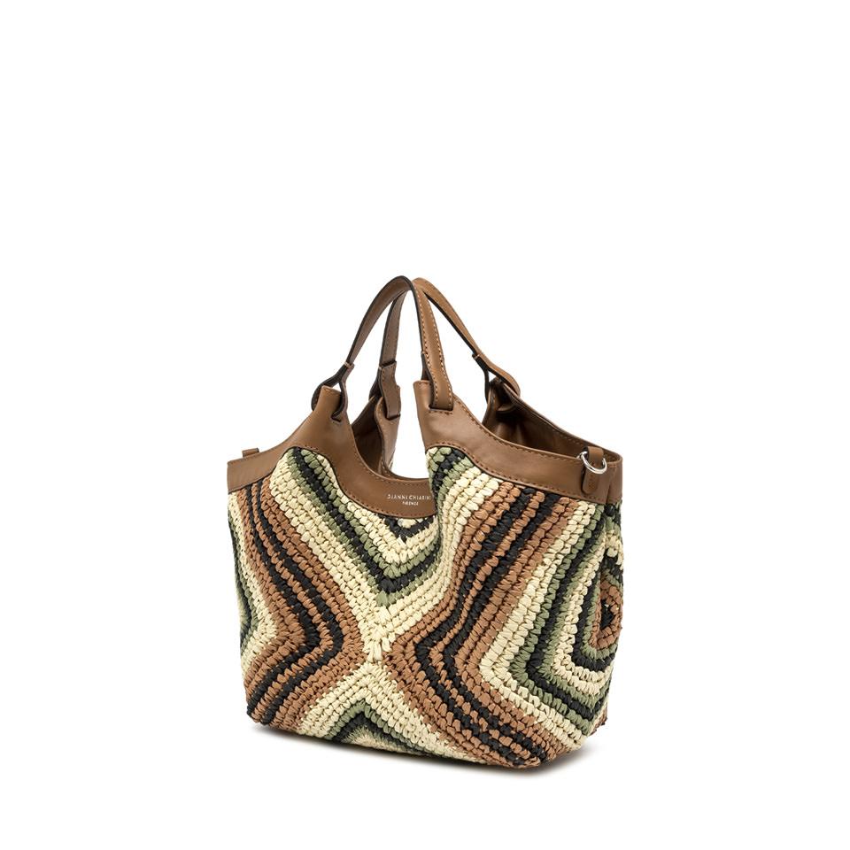 Borsa Dua media paglia willow BS12189 SALVIA GIANNI CHIARINI 