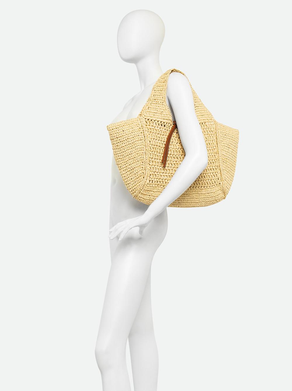 Borsa nefeli in paglia blush BS11953 ROSA ANTICO GIANNI CHIARINI 
