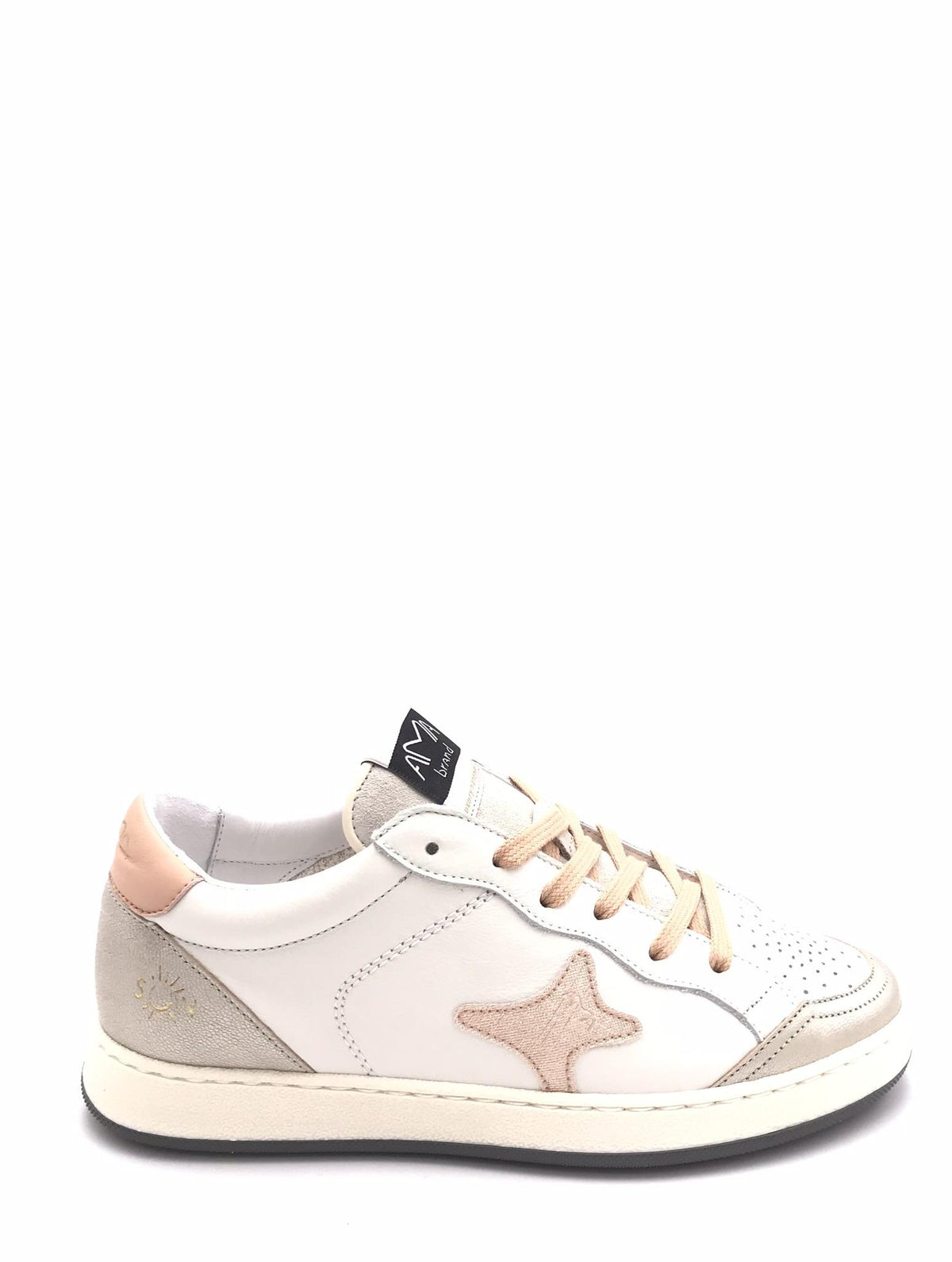 Sneakers Sun bianca-rosa 4568 BIANCA/ROSA AMA BRAND 