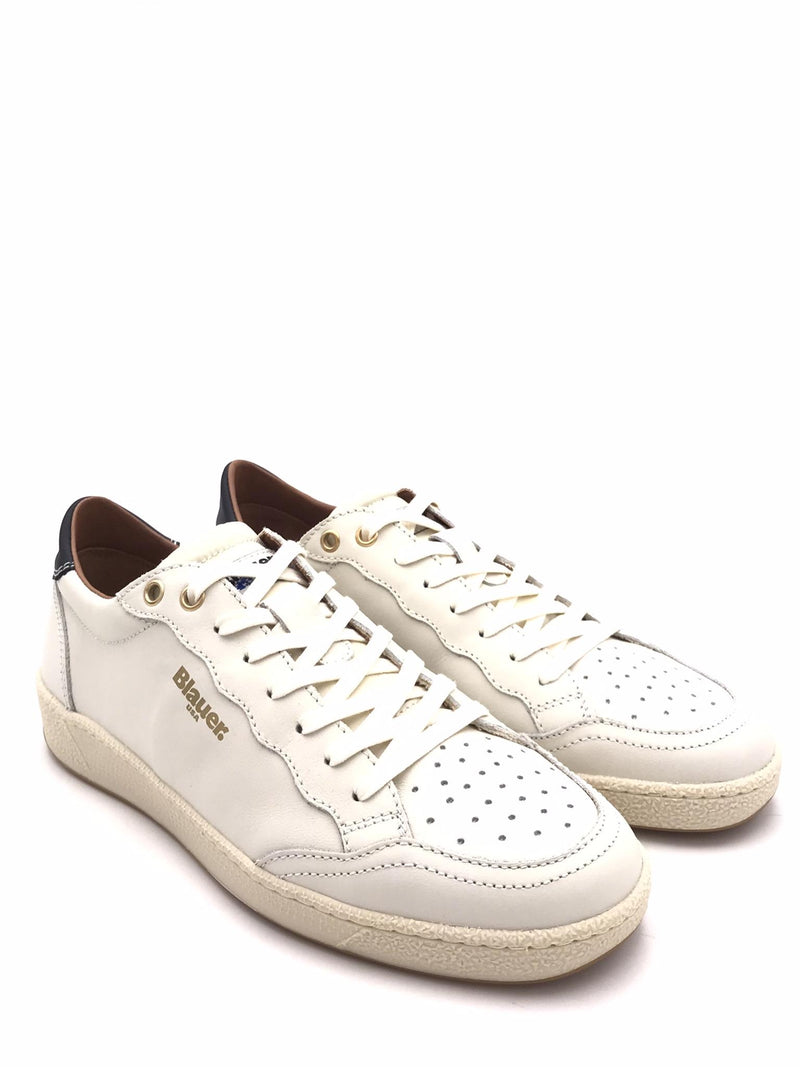 Sneakers uomo Murray 01 bianco MURRAY01 LEABIANCO BLAUER 