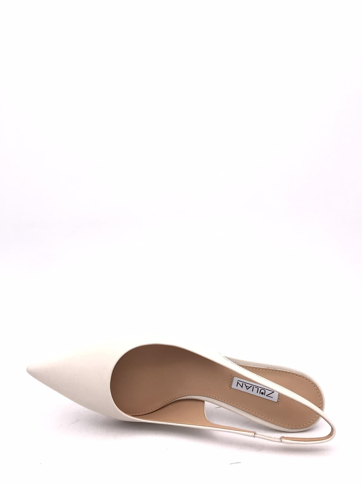Slingback in pelle avorio 3006 AVORIO ZULIAN 