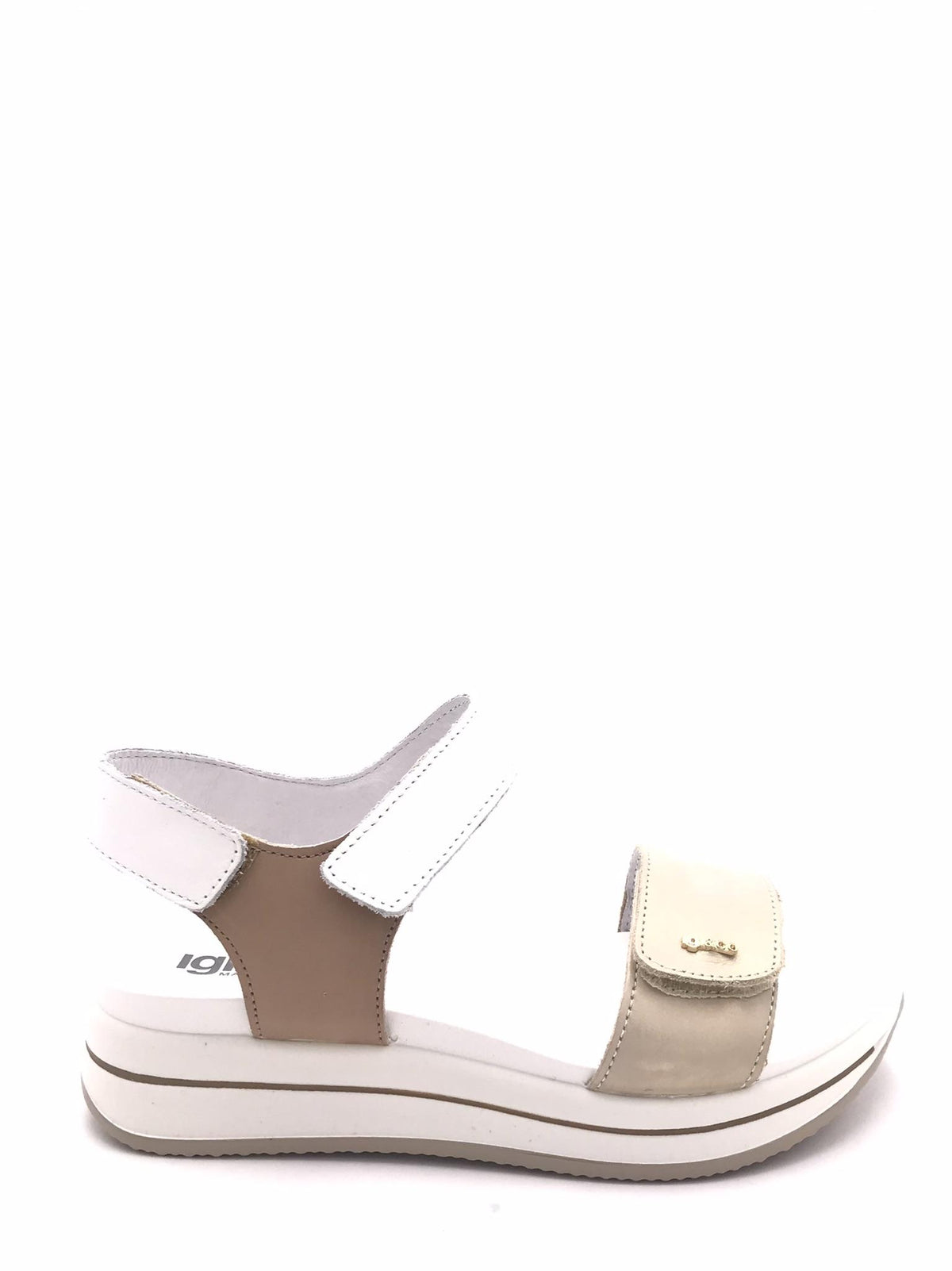Sandalo Sindy platino-bianco 1174800 PLATINO-BIANCO IGI&CO 