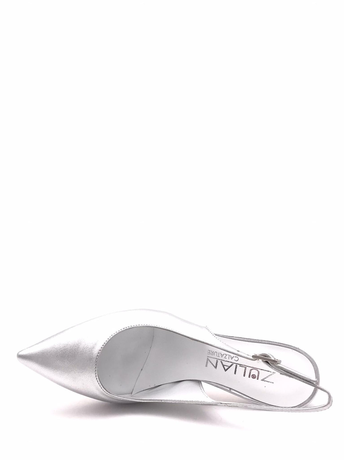 Chanel Lory in nappa laminata argento