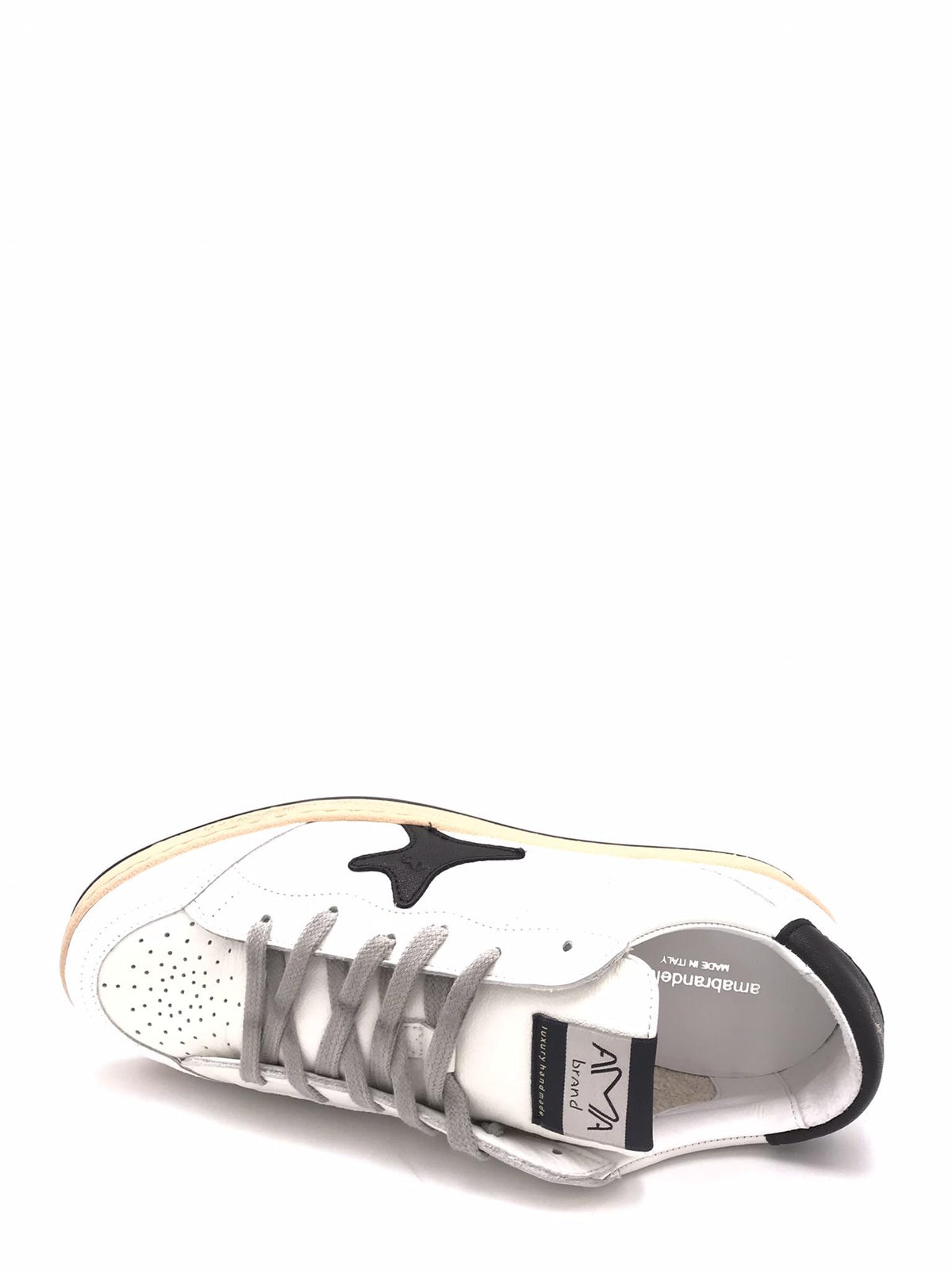 Sneakers sun bianca-nera 4388 BIANCA AMA BRAND 