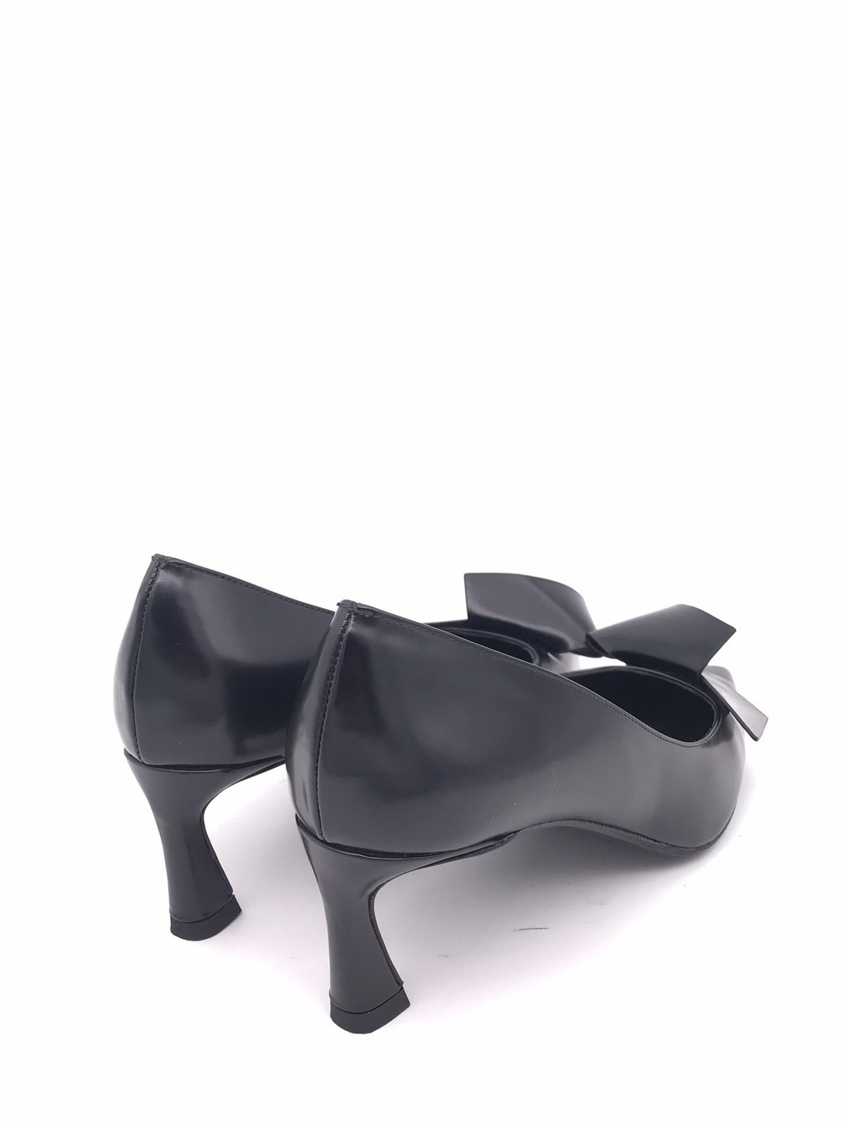 Decolletè Cloe in pelle spazzolata nera 2371 NERO ZULIAN 