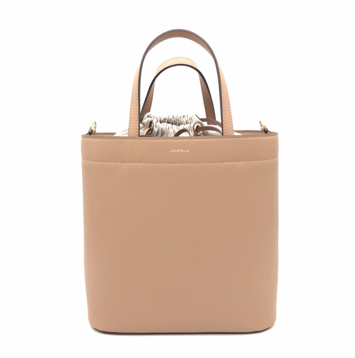 Borsa secchiello Claudia mandorla 2966 CUOIO LORISTELLA 