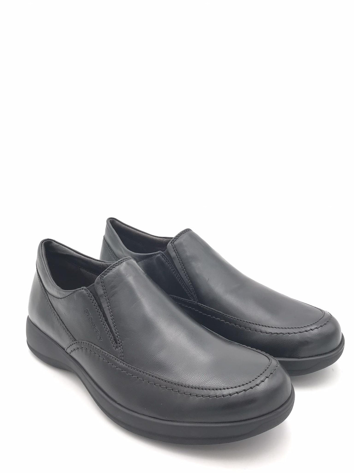 Scarpa uomo slip-on Season 3 in nappa nera 104900 NERO STONEFLY 