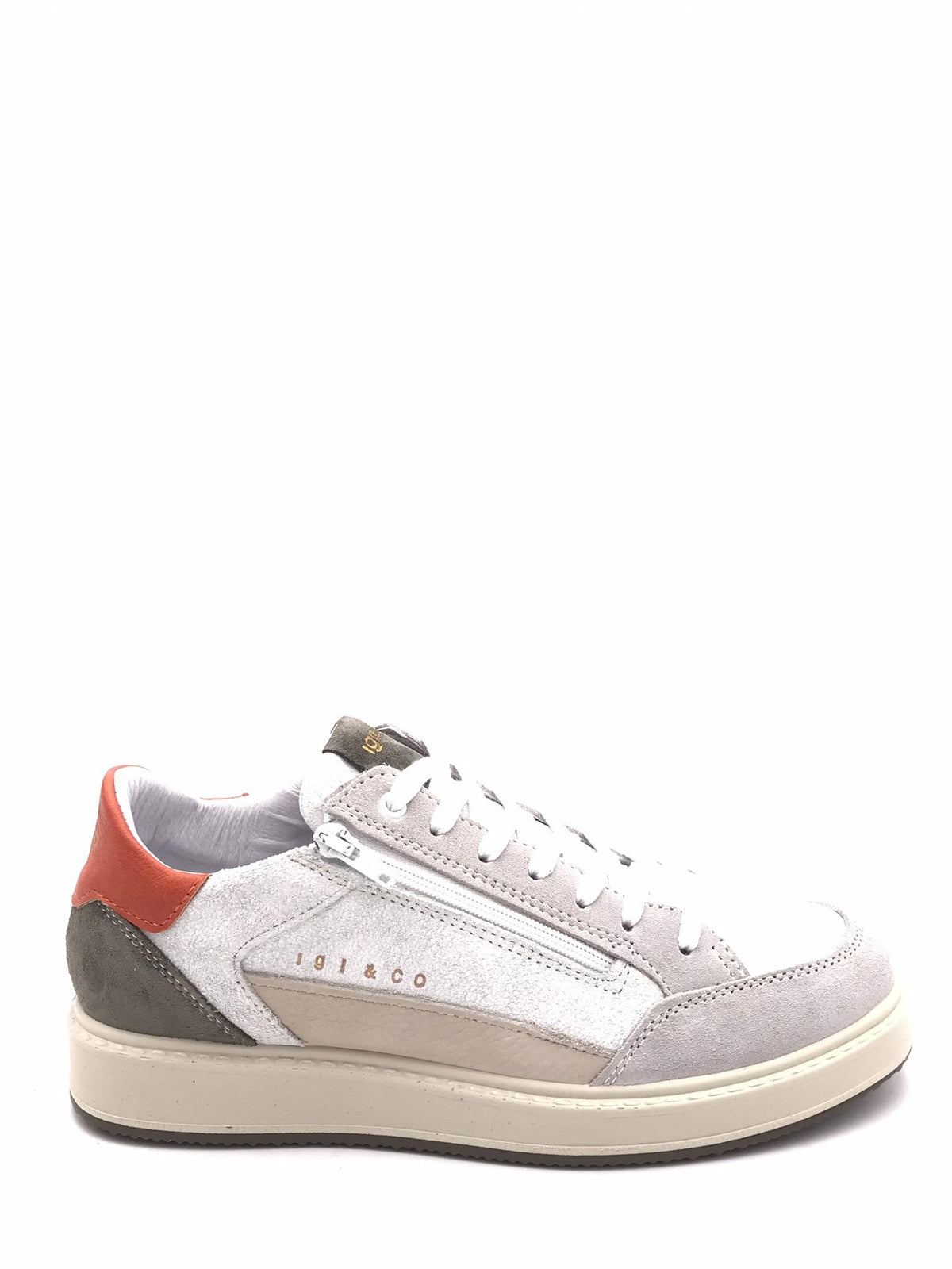 Sneakers uomo Santiago bianco-militare 7623322 BIANCO/MILITARE IGI&CO 