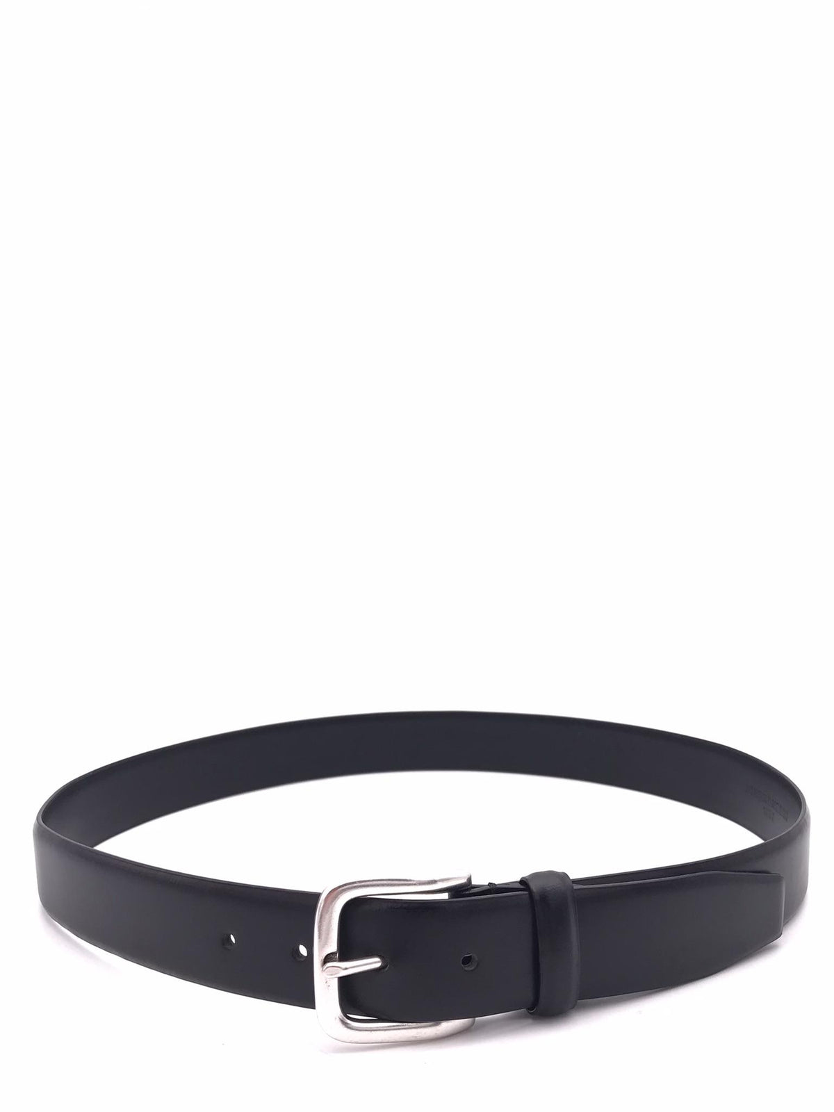 Cintura uomo classica nera spazzolata MRF2520C53 NERO MINORONZONI 