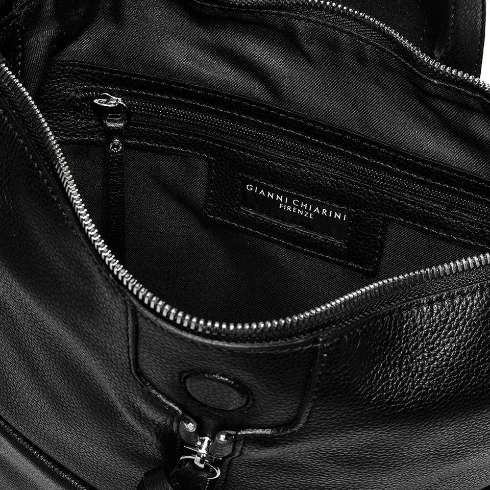 Zaino Giada in pelle bottalata nera ZN7040 NERO GIANNI CHIARINI 