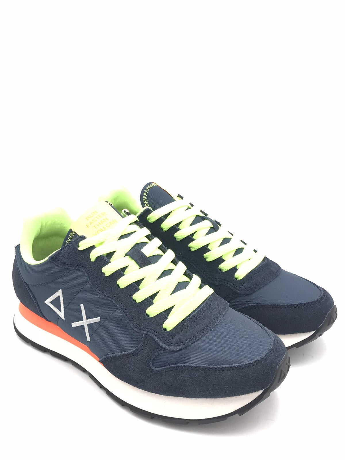 Sneakers uomo Tom fluo blu