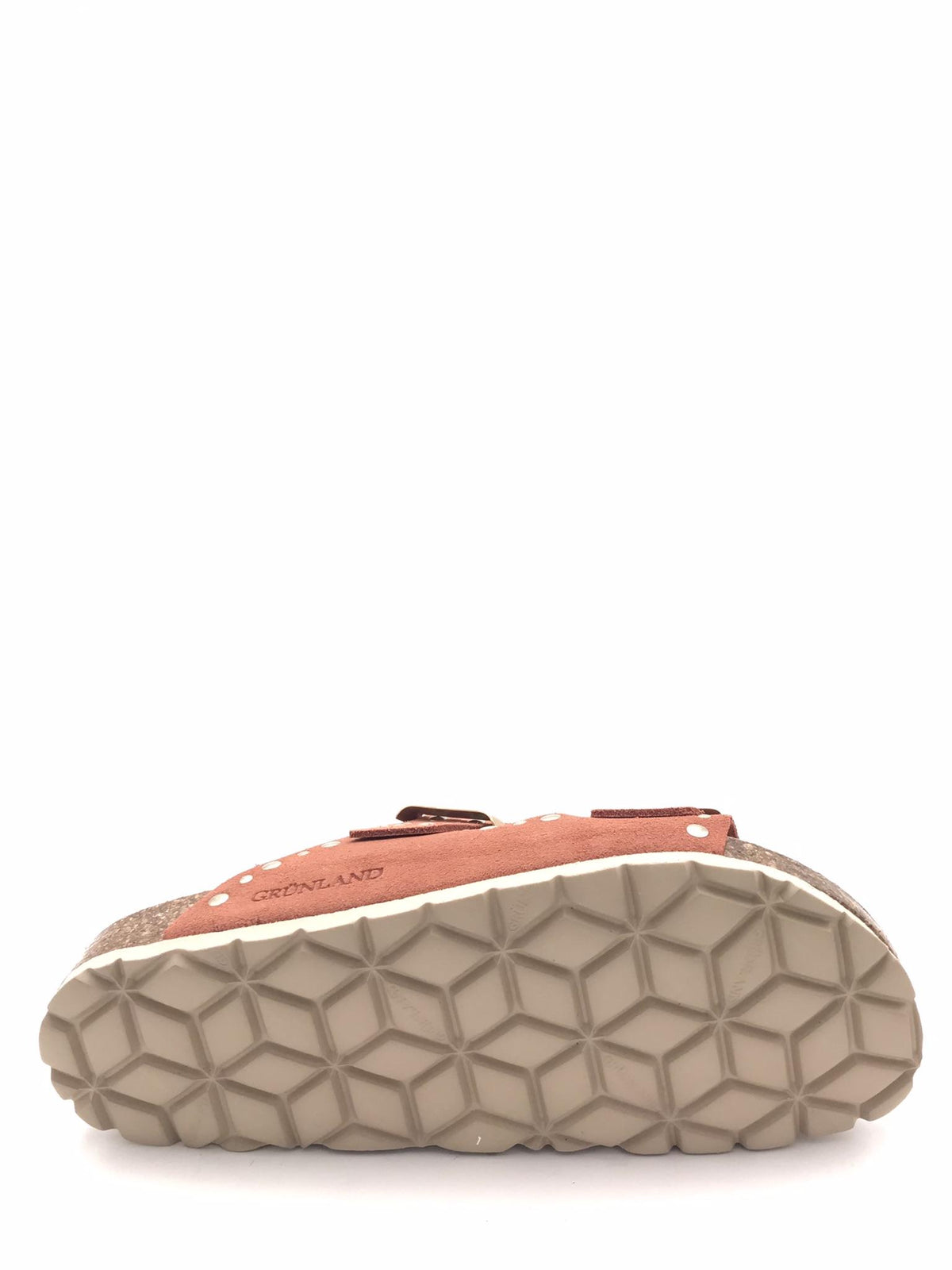 Ciabatta Sara in crosta mattone con borchie CB 1797 MATTONE GRUNLAND 