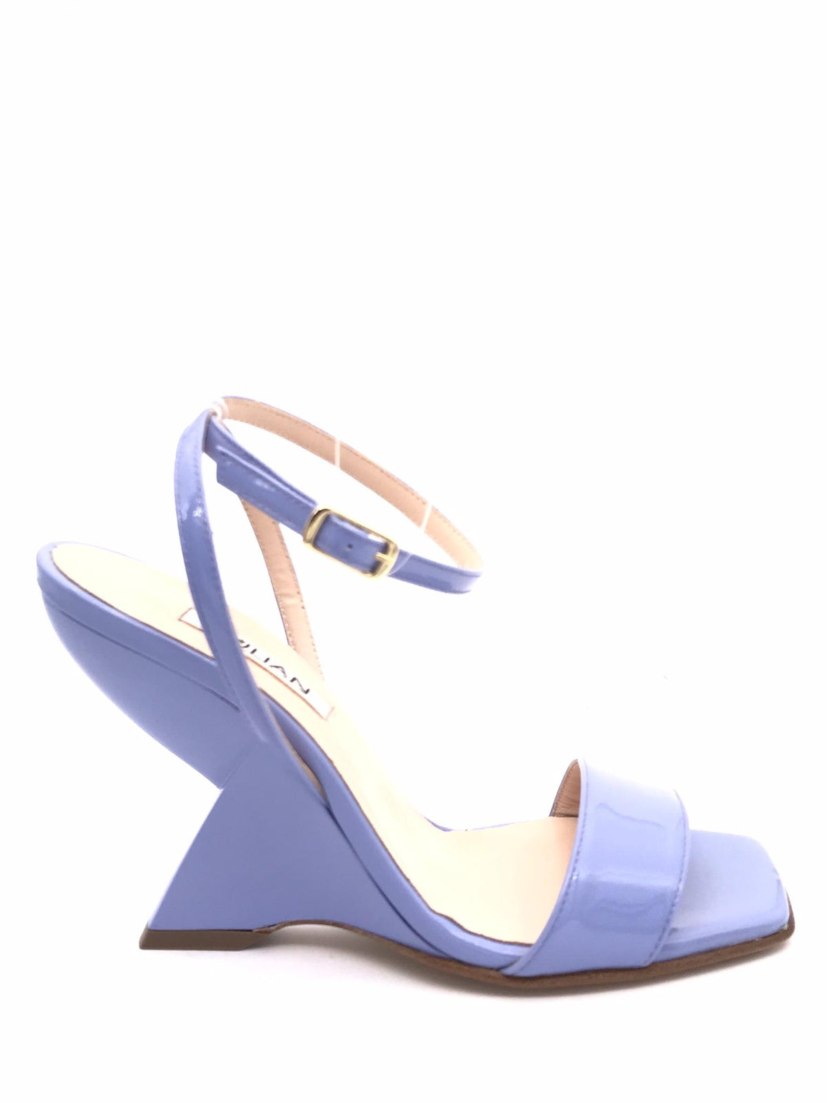 Sandalo Maila in vernice azzurro cielo 2301 AZZURRO ZULIAN 