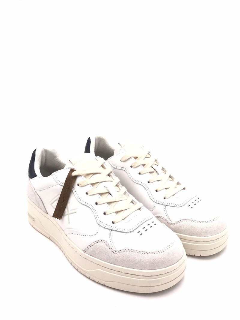 Sneakers Big basket bianca-blu Z45148 BIANCO SUN 68 