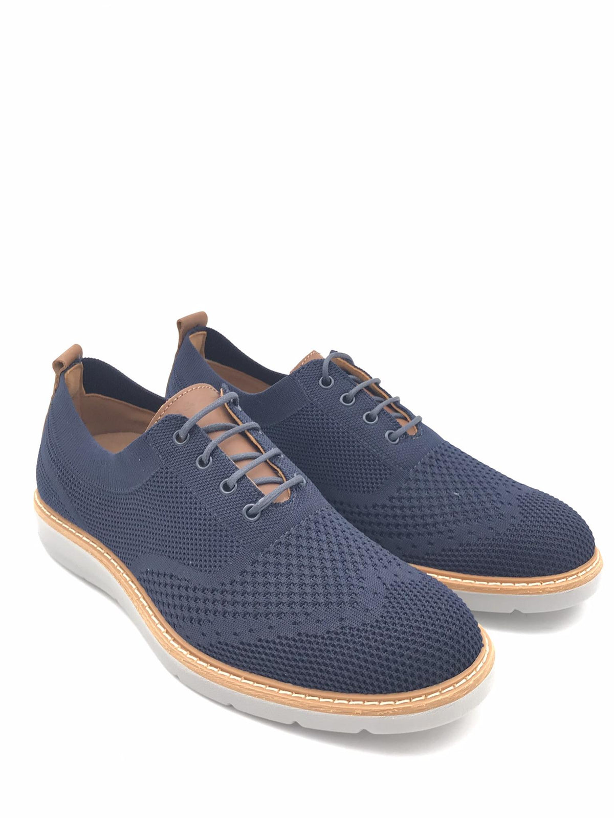 Allacciate uomo Carter in tessuto blu