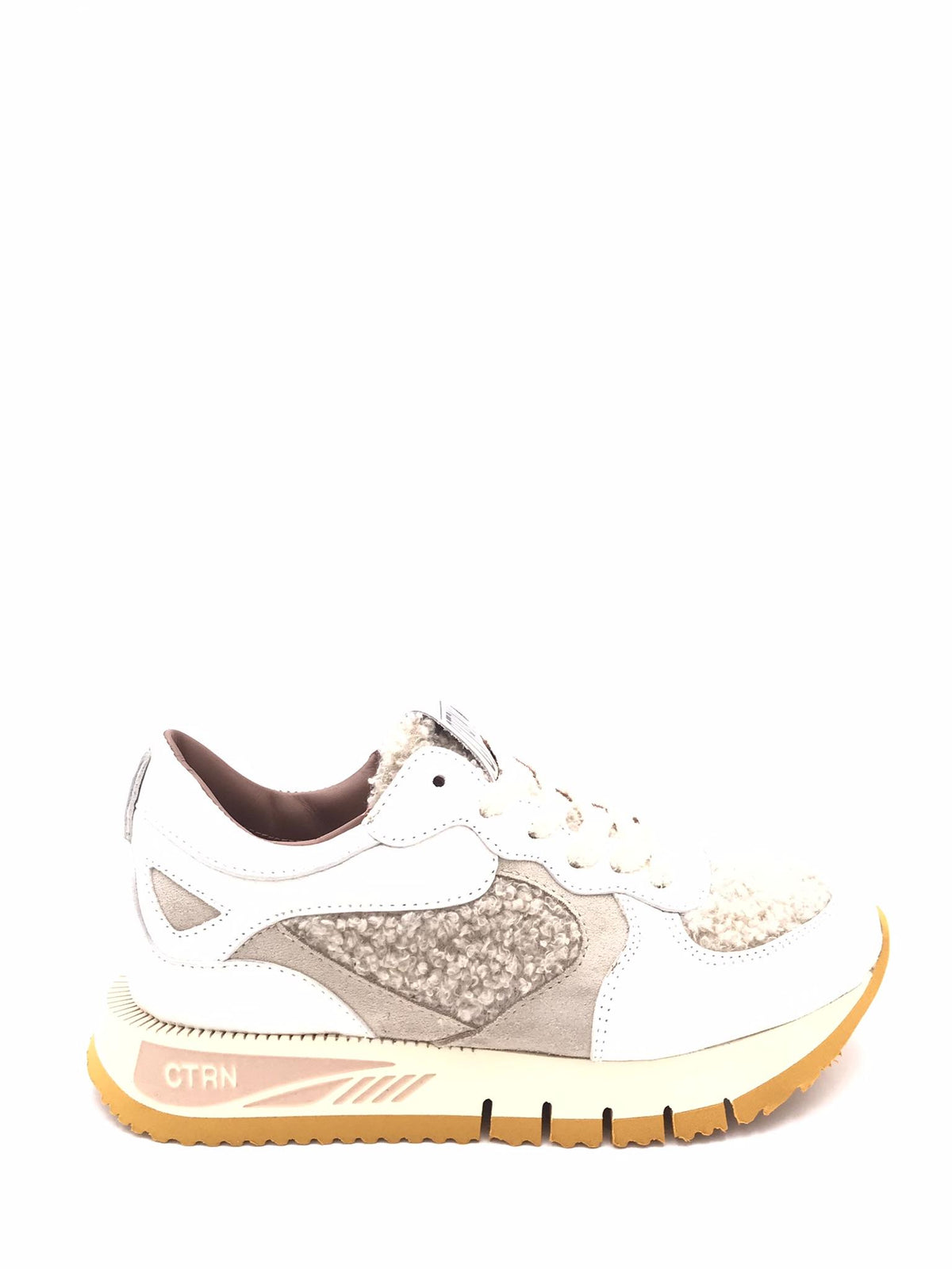 Sneakers running teddy crema 2544 CREMA CATERINA C 