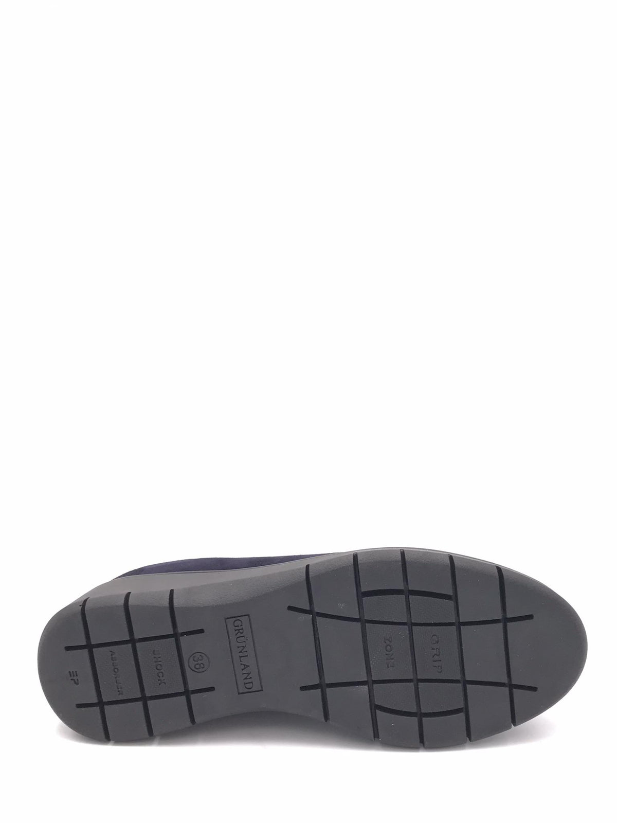Scarpa Tass in camoscio blu con strass<BR/> SC2179 BLU GRUNLAND 