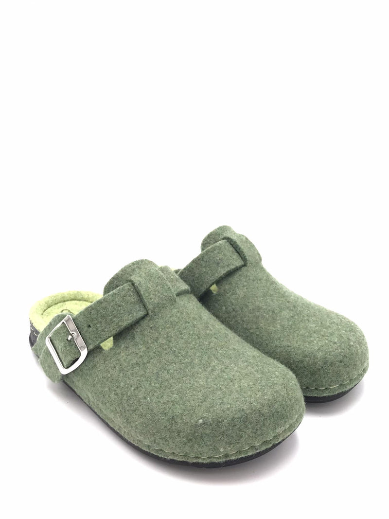 Ciabatta Pila lana cotta verde CI2972 VERDE-MELA GRUNLAND 