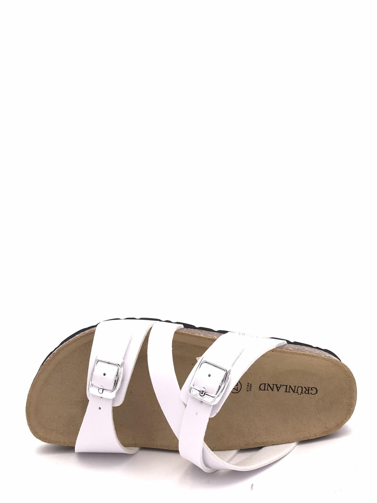 Ciabatta Sara incrociata bianca CB 4016 BIANCO GRUNLAND 