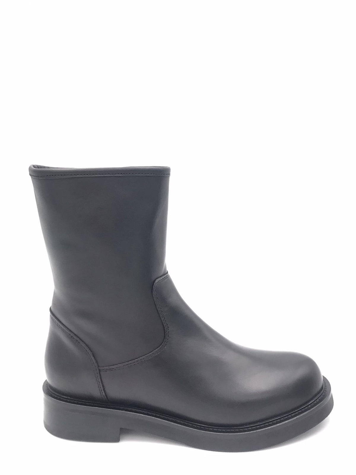Biker Sidney in pelle nera IV305 NERO ANIMA 