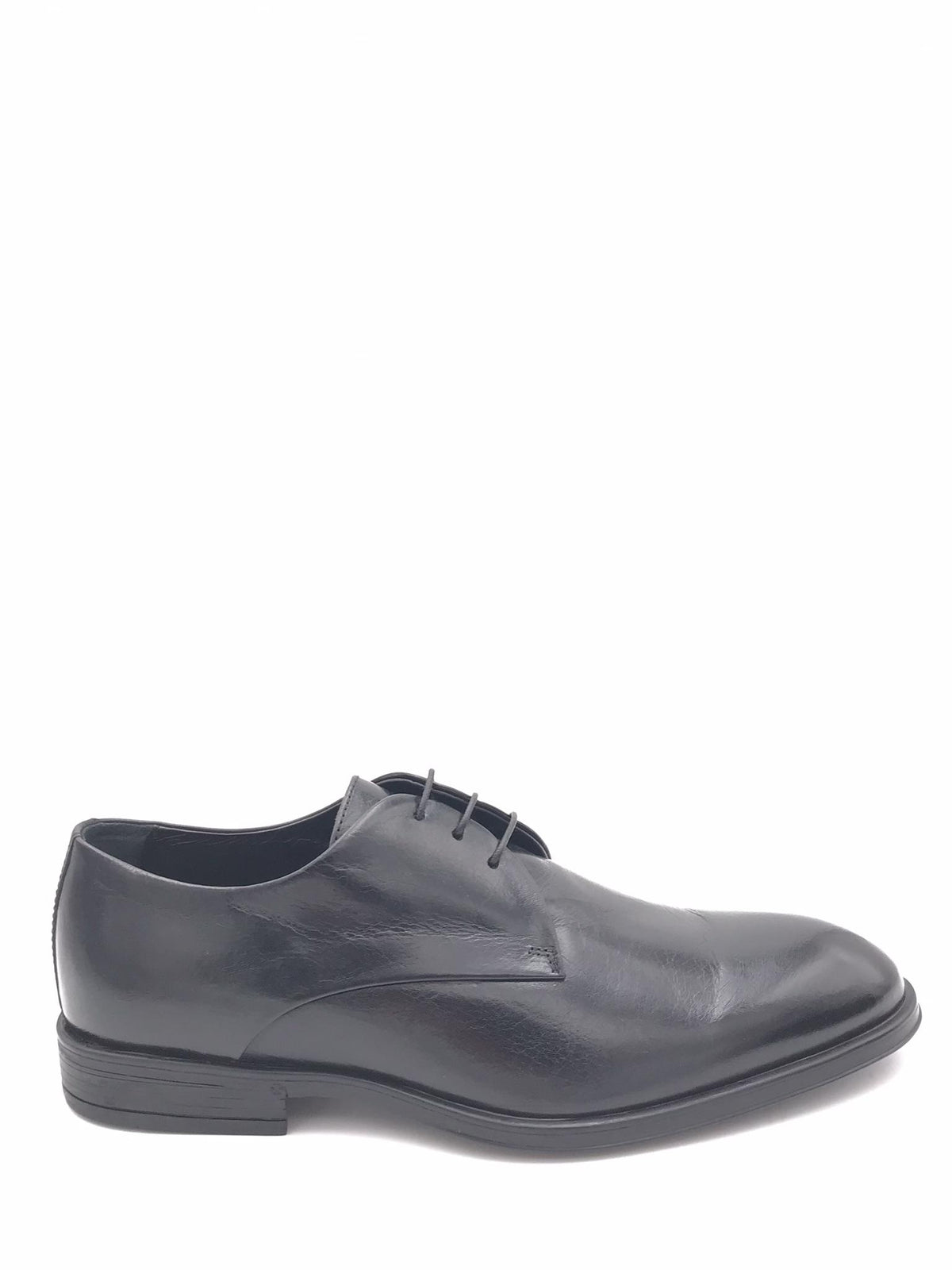 Scarpa allacciata elegante nera 1700 NERO CORVARI 