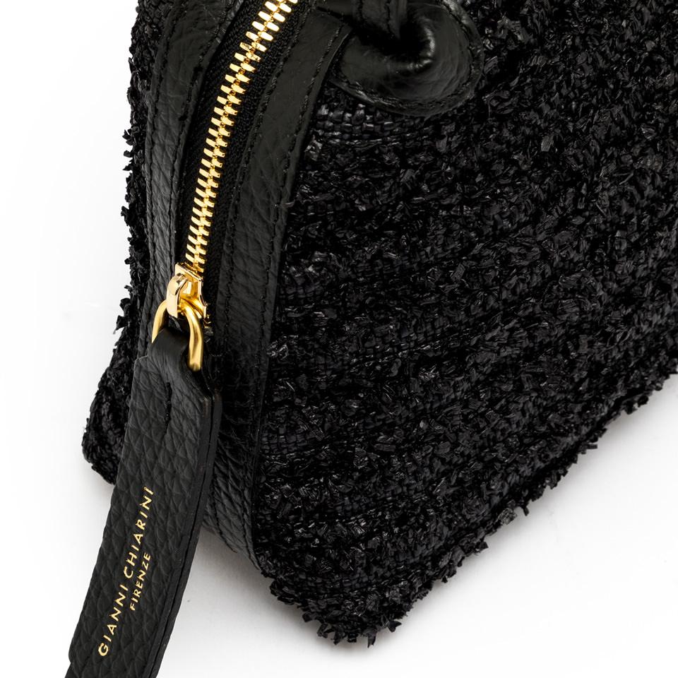 Borsa Alifa paglia frou nera BS8788 NERO GIANNI CHIARINI 