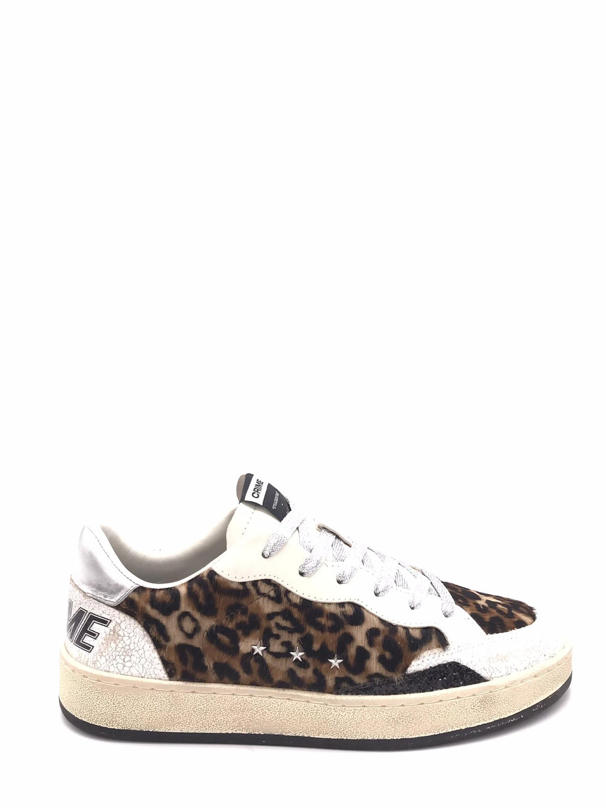Sneakers Chelsea in cavallino leopardato 25200 LEOPARDATO CRIME LONDON 