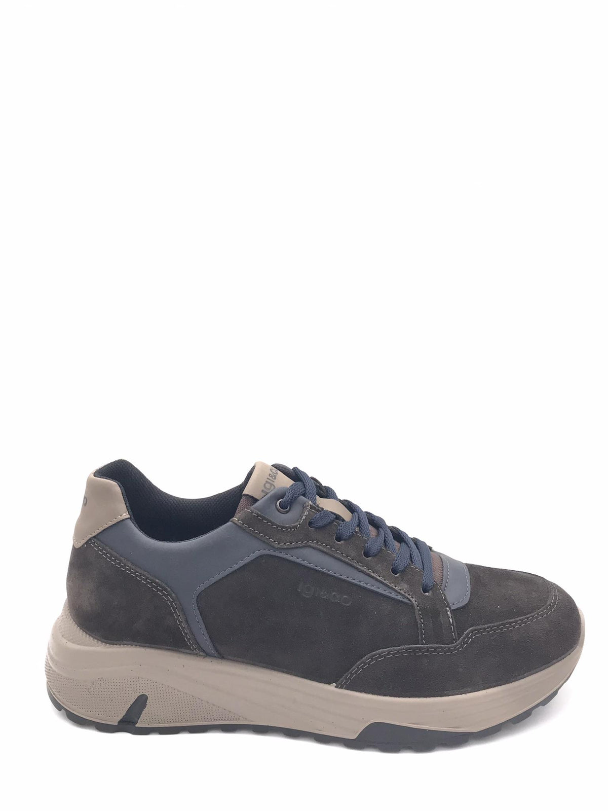 Sneakers Seth caffe-blu 8640311 CAFFE-BLU IGI&CO 