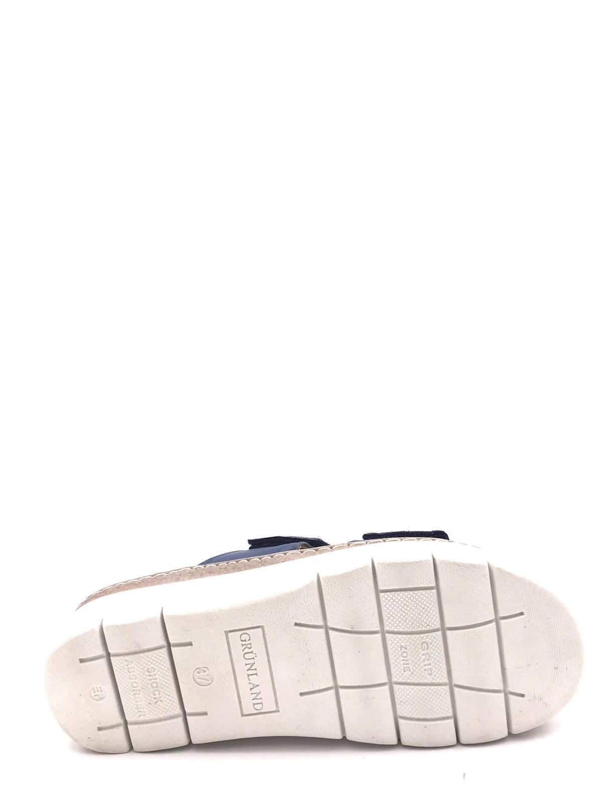 Ciabatta donna Moll in pelle jeans CE 0458 JEANS GRUNLAND 