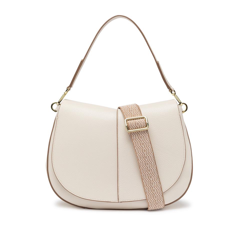 Borsa Helena round large marble BS6037 LATTE GIANNI CHIARINI 