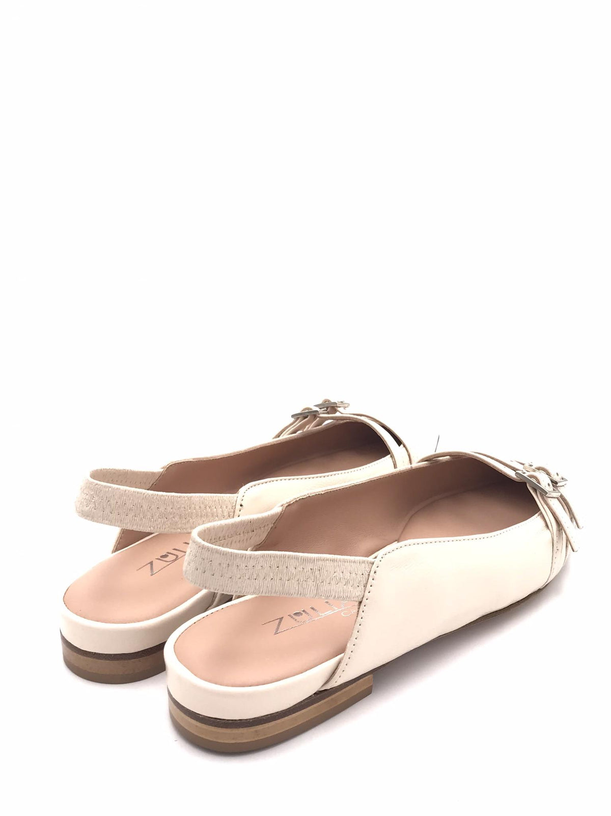 Slingback Giulia in pelle milk 9302 LATTE ZULIAN 