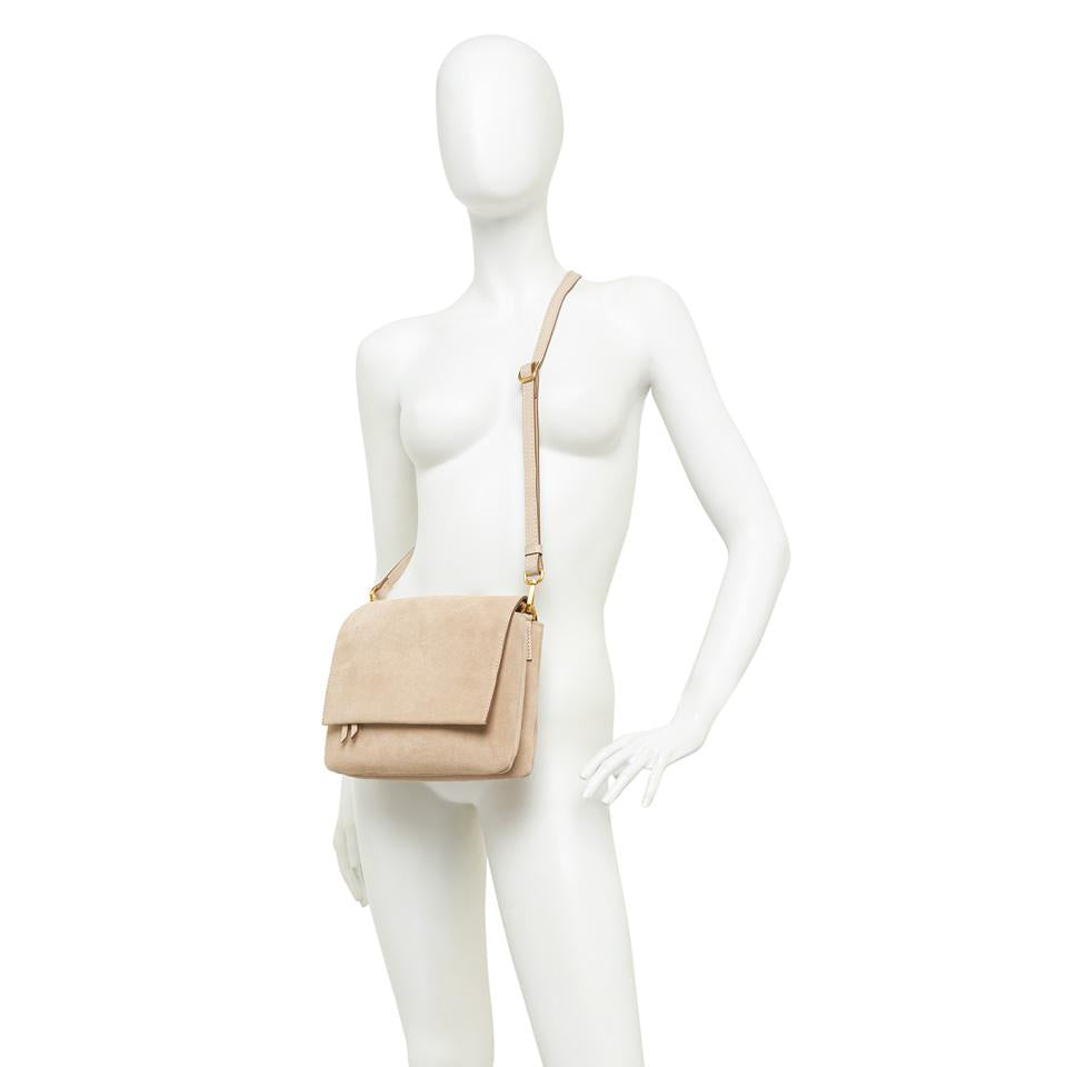 Borsa Three in camoscio desert flower BS12294 FUCSIA GIANNI CHIARINI 