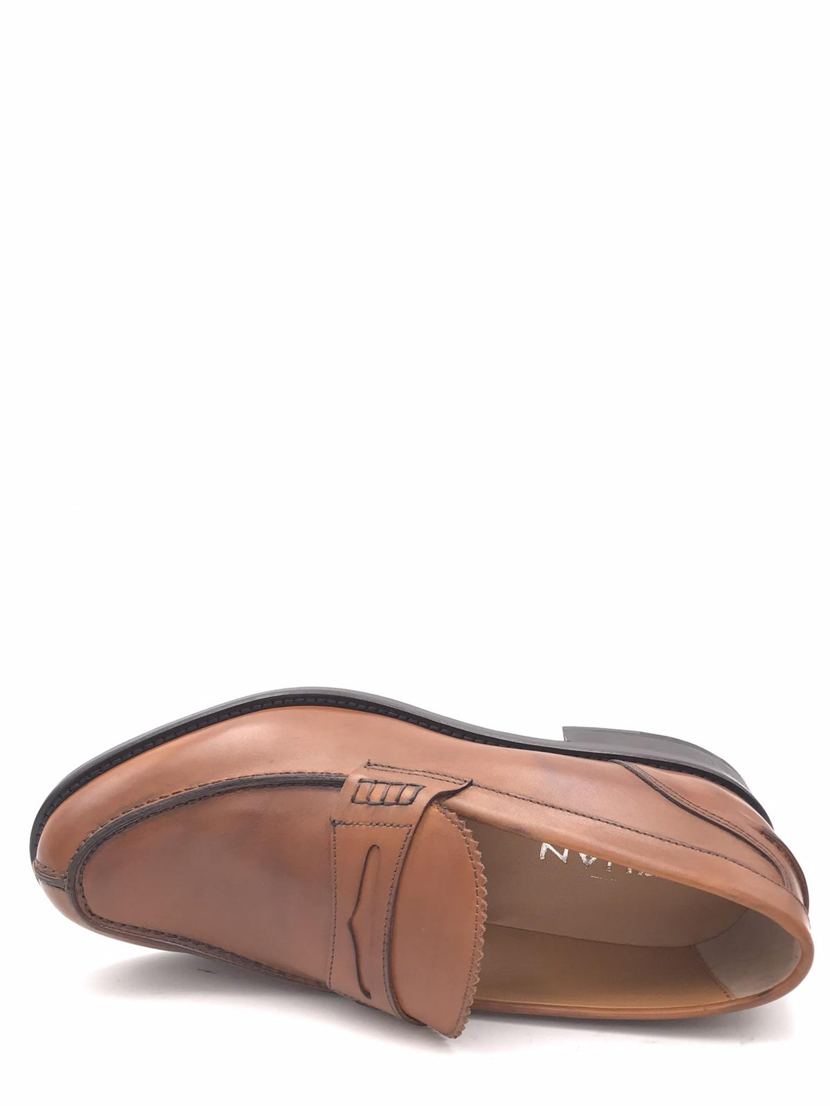 Mocassino college in pelle marrone 1545 MARRONE ZULIAN 