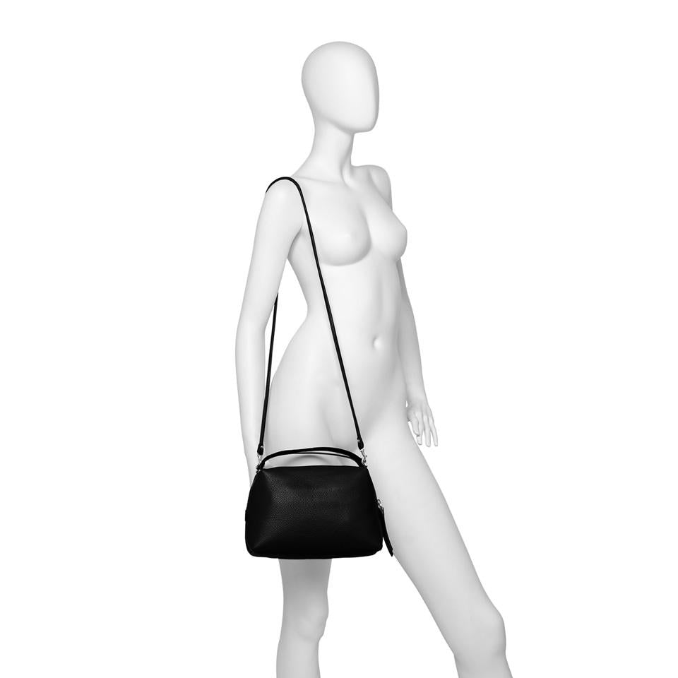 Borsa Alifa pelle bottalata nera BS8148 NERO GIANNI CHIARINI 