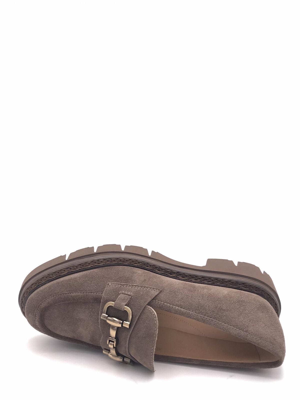 Mocassino in crosta marrone L269M MARRONE LUCA GROSSI 
