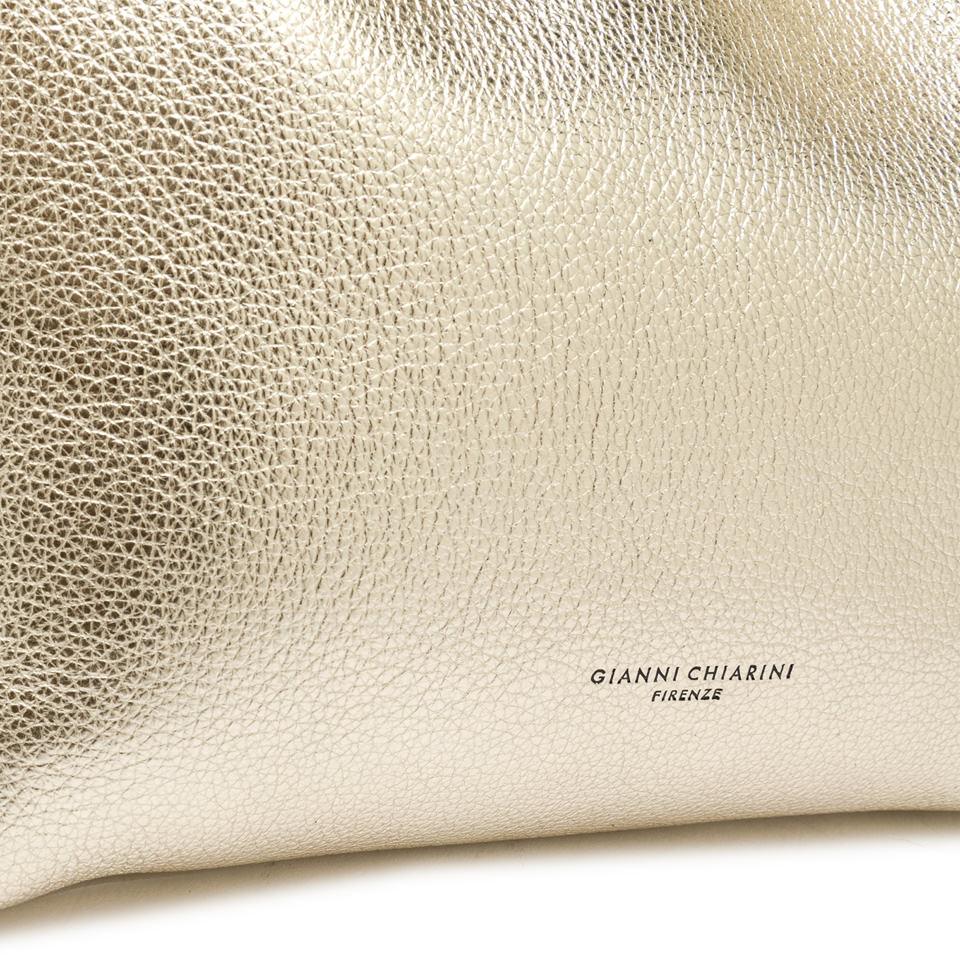 Borsa Fiamma laminata light gold BS11441 PLATINO GIANNI CHIARINI 