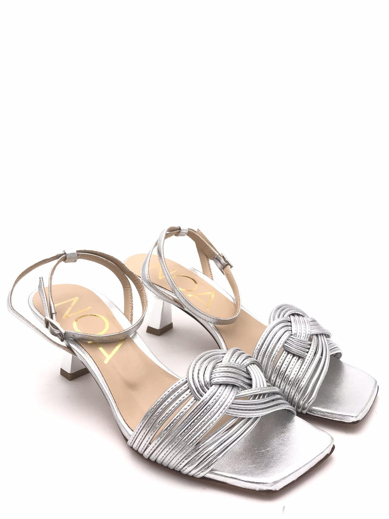 Sandalo Venere in pelle laminata argento 205 ARGENTO NOA 
