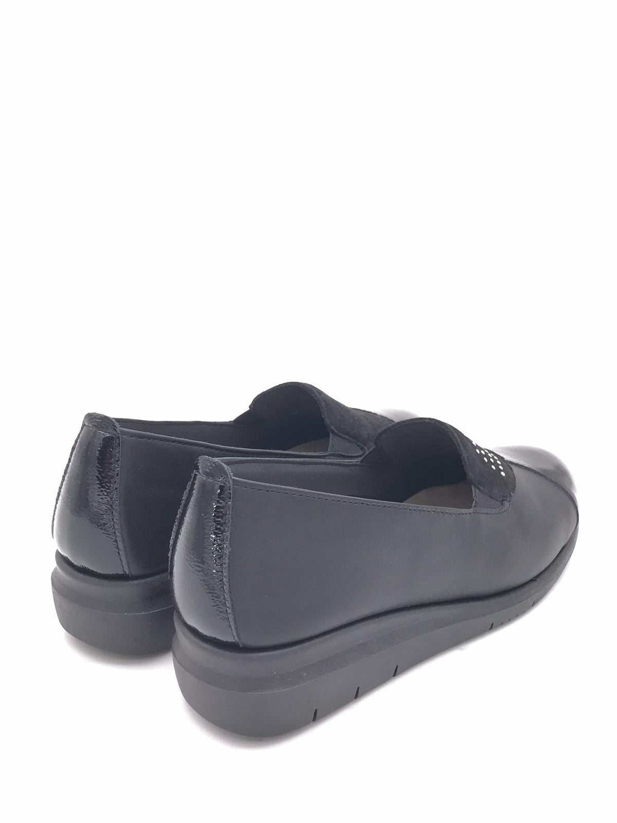 Mocassino Rysa pelle e camoscio nero SC6109 NERO GRUNLAND 