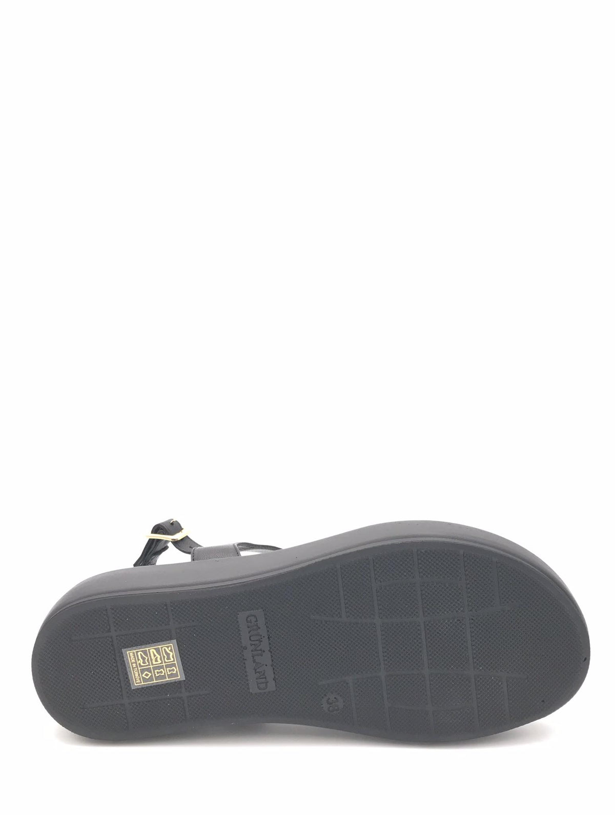 Sandalo basso Fles nero SA 2078 NERO GRUNLAND 