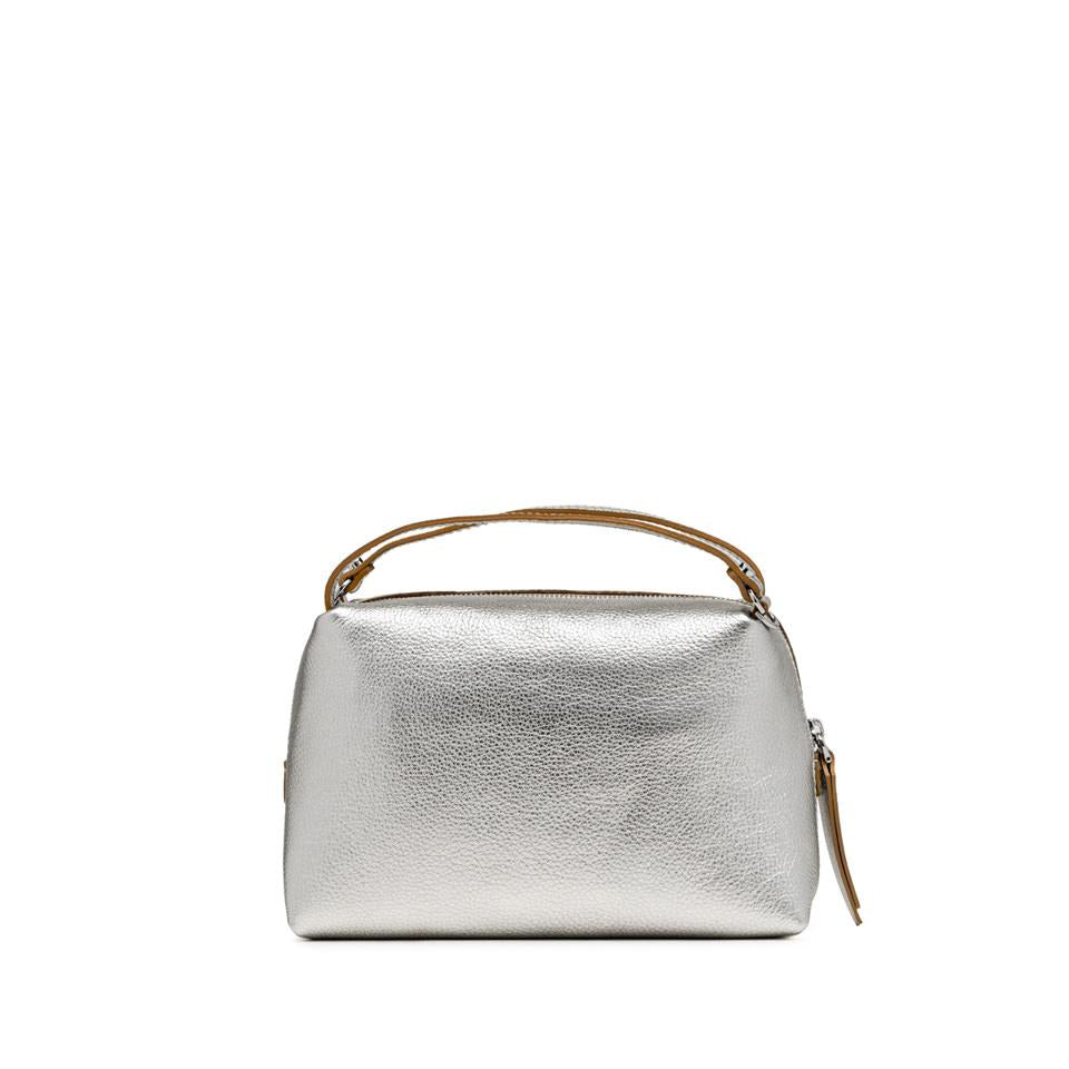 Borsa Alifa pelle laminata silver BS8148 ARGENTO GIANNI CHIARINI 