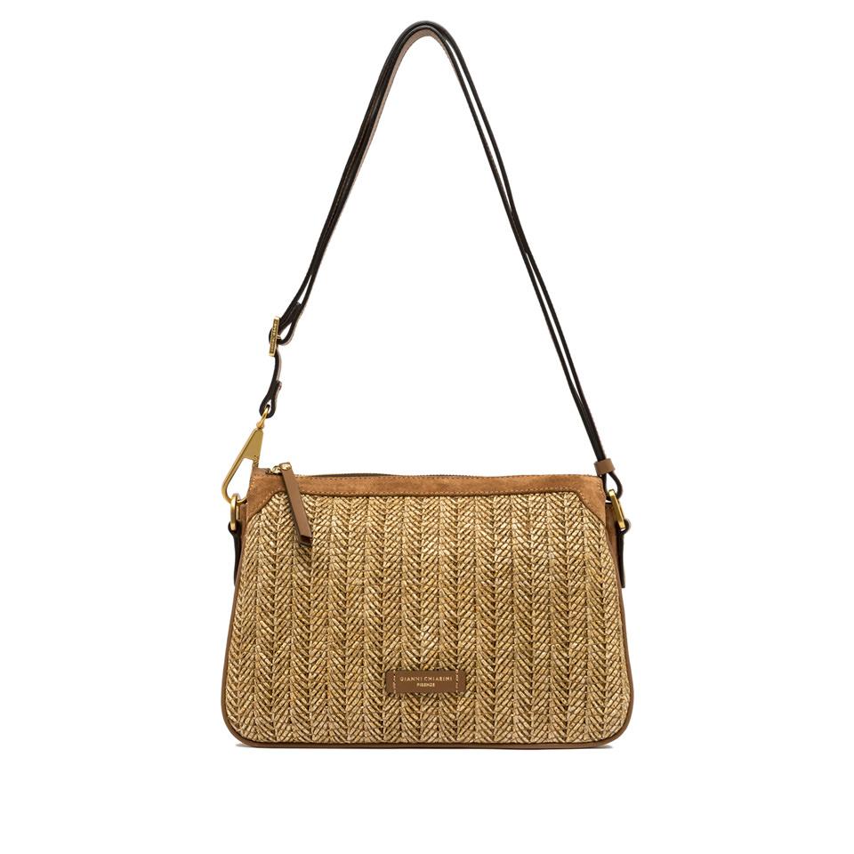 Borsa Brooke large in raffia cookie BS12373 PGLSPGCUOIO GIANNI CHIARINI 