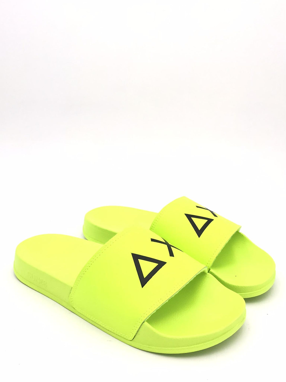 Slippers logo giallo fluo BX36110 GIALLO SUN 68 
