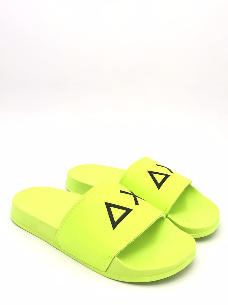 Slippers logo giallo fluo BX36110 GIALLO SUN 68 