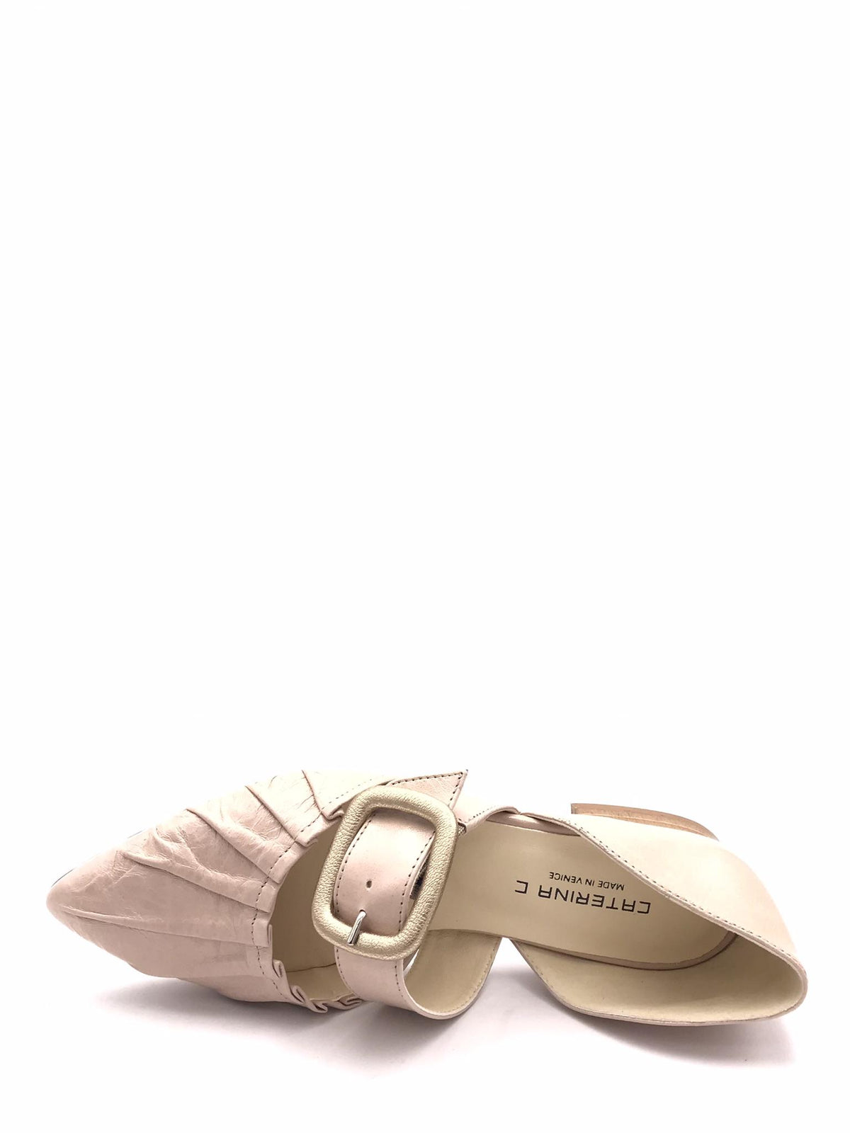 Ballerina punta-tallone in naplak cipria 2687 CIPRIA CATERINA C 