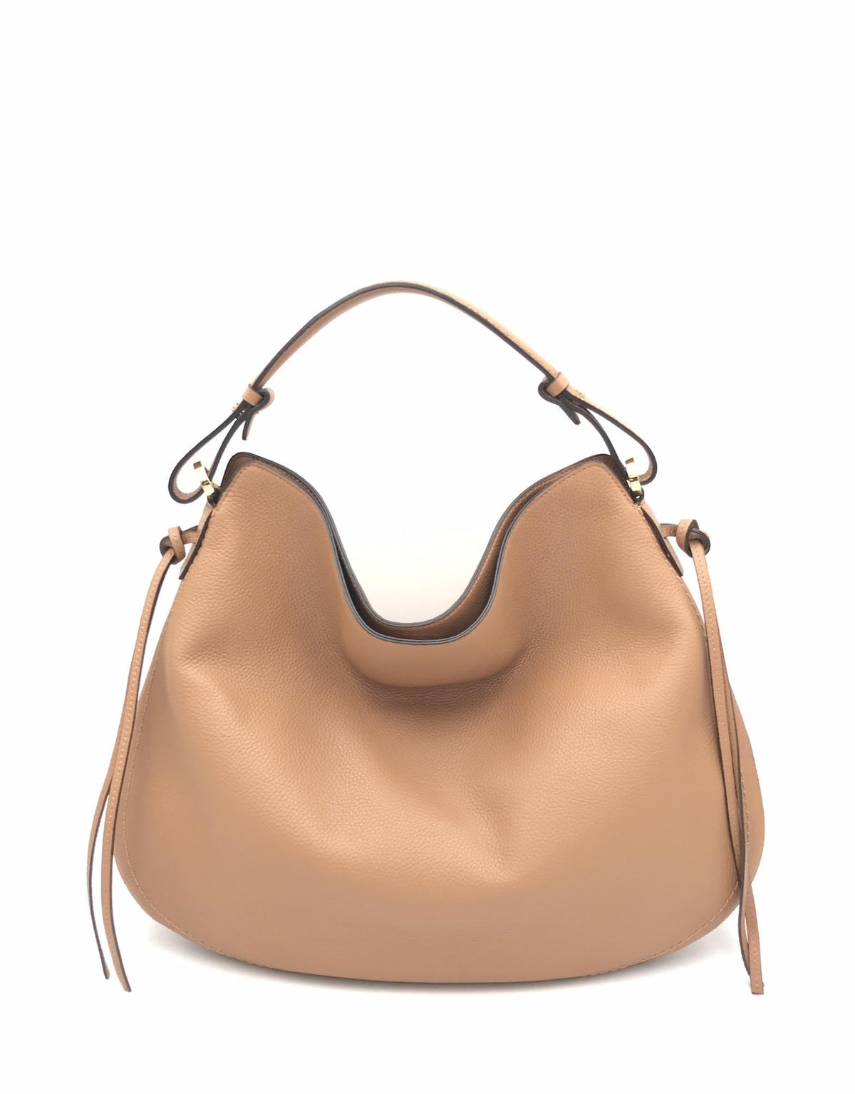 Borsa Carola in pelle martellata cuoio 3032 CUOIOÀ LORISTELLA 