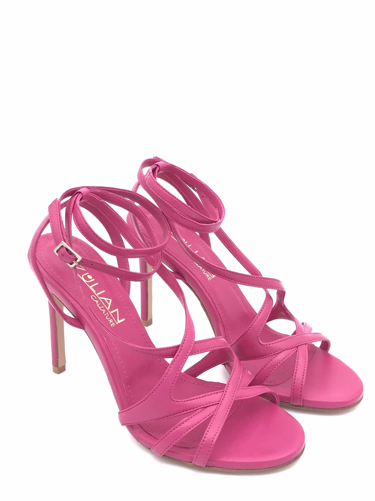 Sandalo Elody in nappa fucsia M815 FUCSIA ZULIAN 