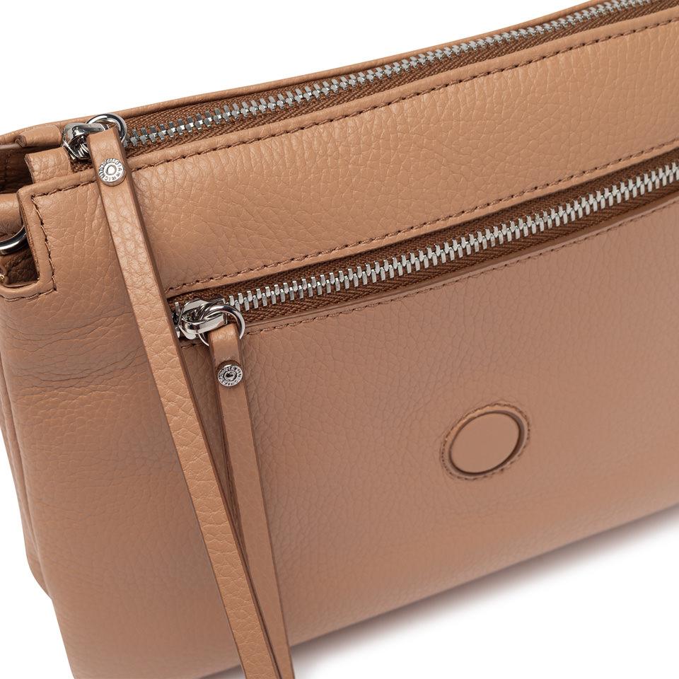 Borsa Three in pelle bottalata clay BS4364 ROSA ANTICO GIANNI CHIARINI 