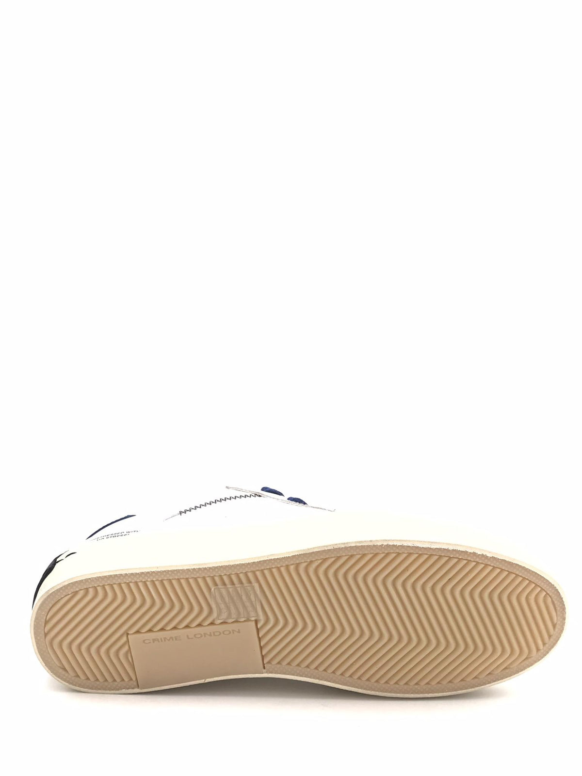 Sneakers uomo Distrassed bianco-blu
