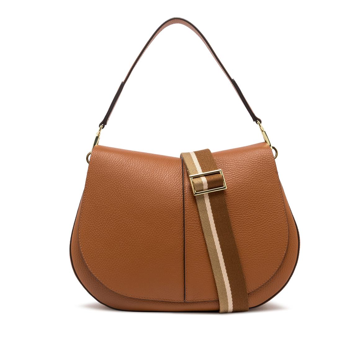 Borsa Helena round large caramello BS6037 CUOIO GIANNI CHIARINI 