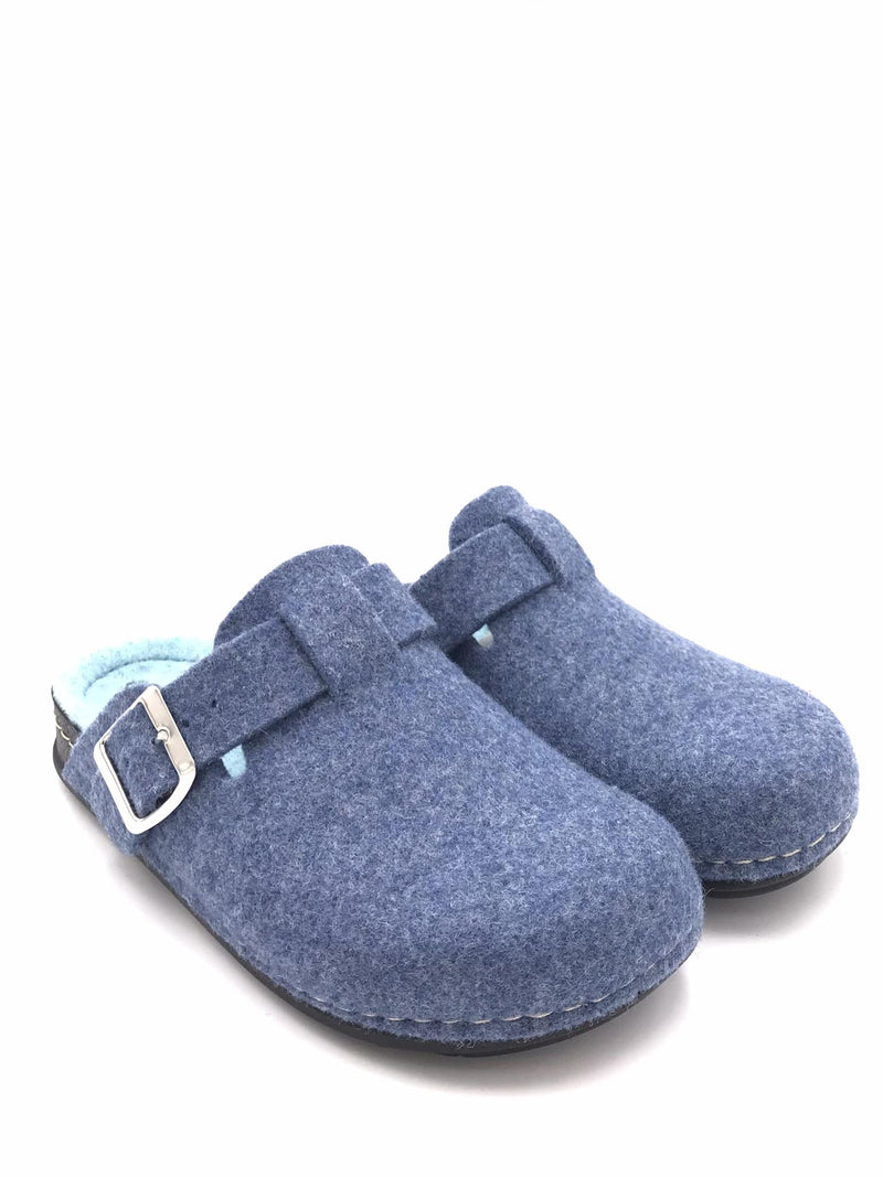 Ciabatta Pila lana cotta indaco-acqua CI2972 INDACO-ACQUA GRUNLAND 